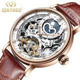 Kinyued Fully Automatic Mechanical Watch Business Men's Watch Tourbillon Mechanical Watch Men's Multi-Functional Men's Watch
