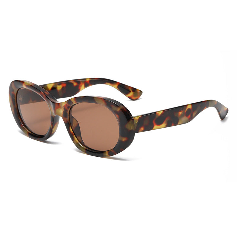 T549 Amazon classic retro oval frame sunglasses Europe and the United States cross-border comfortable fashion Joker casual sunglasses