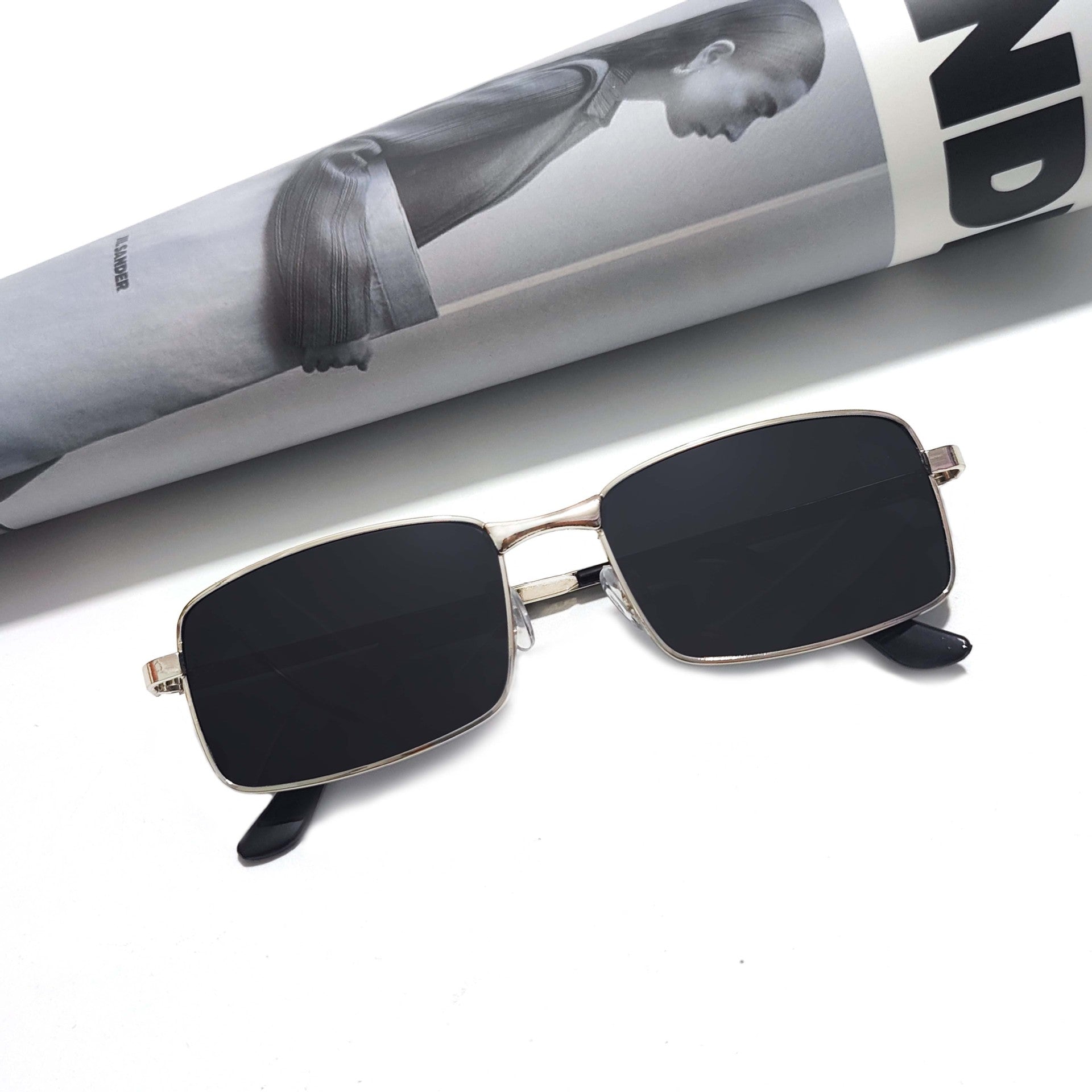 2025 New Polarized Sunglasses, Anti-Uv400 Driving and Fishing Glasses, Full Metal Frame Sunglasses, Men's High-End Glasses