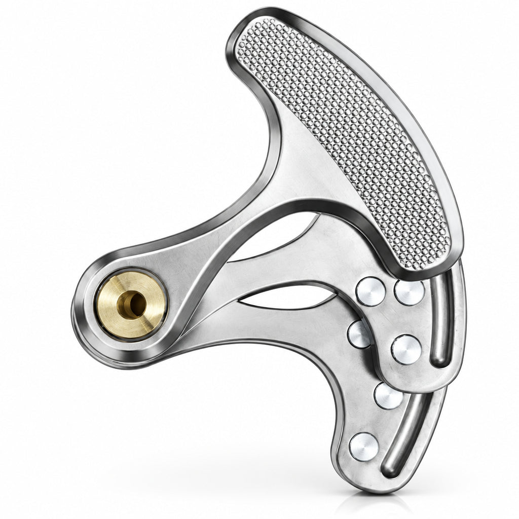 Pirate hammer three-layer metal push card limit magnetic mechanical rhythm pop coin fingertip gyro EDC decompression toy