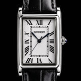 Sanda Retro Square Dial Watch – Korean-Inspired Minimalist Wristwatch with Roman Numerals for Men & Women