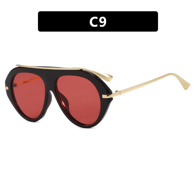 Toad-Shaped Sunglasses Pilot Style 2026 New Model Retro Sunglasses with Unique Shape for Driving