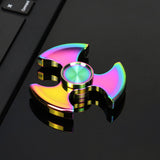 Fingertip gyro stainless steel kung fu cyclone finger gyro Seiko rotating power Net red long time decompression toy