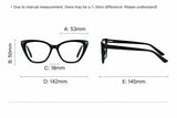 Women’s Cat-Eye Blue Light Glasses – Stylish Gradient Frame Anti-Blue Light Fashion Eyewear