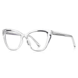 New anti-blue light plain glasses 2148 personality progressive color cat glasses frame Brazil North America foreign trade plain glasses for women