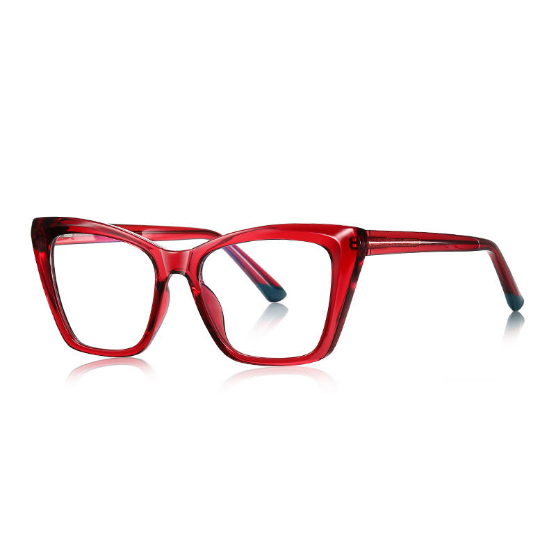 New Anti-Blue Light Fashionable Optical Glasses Cp Pin South American Women's Plain Glasses 2150 Independent Station Supply