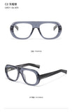 Acetate Oval Sunglasses – Minimal Mirror Finish, Lightweight European-Style Frame