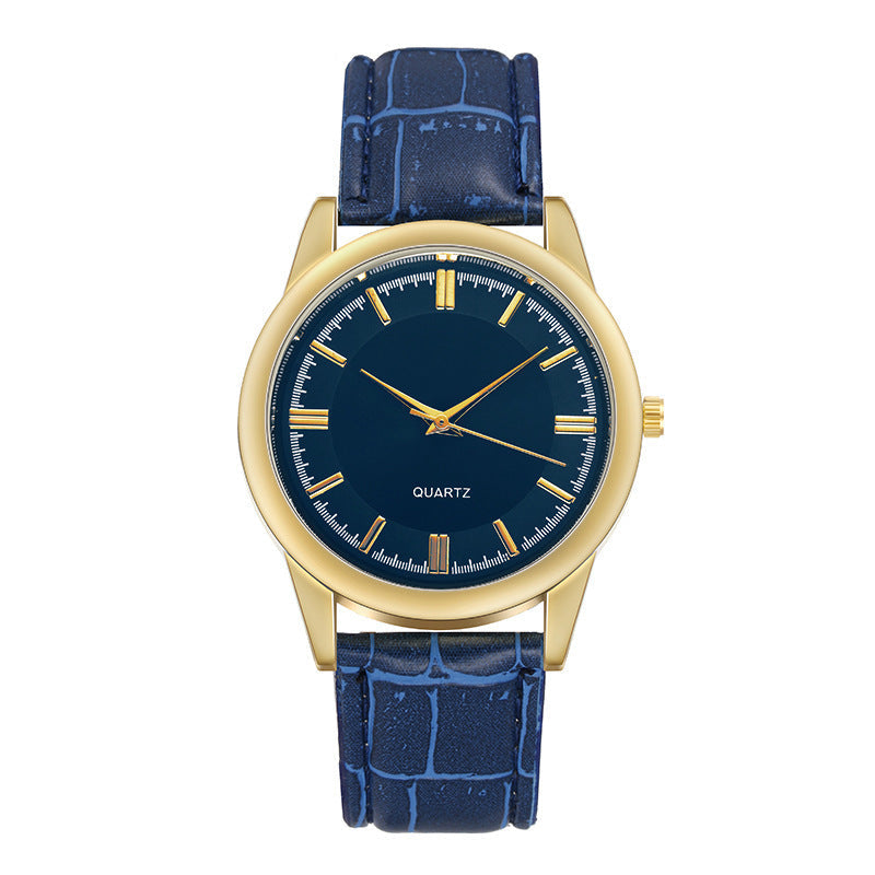 Wholesale Men's Watches Leather Strap Quartz Watch Men's Watch Casual Business Men's Watch Large Dial