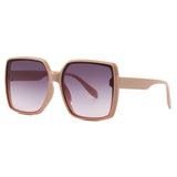 Cross-Border Hot-Selling In-Stock Items, One-Piece Dropshipping Uv400 Sunglasses, Large Square Frame, European and American Internet Celebrity Trend, Street Style, Instagram Fashion