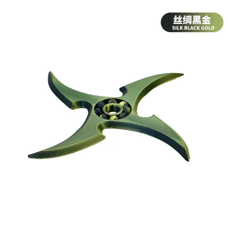 Cross-border 3D printed stress-relief toy, Naruto finger spinner, finger-spinning dart 3D printed toy