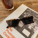 Jennie Same Style Glasses Sunglasses Sunglasses Concave Style Korean Style Internet Popular European and American Style Retro Women's Fashionable Glasses