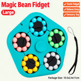 A generation of magic beans Rubik's cube boy gyro finger rotating ball decompression artifact children's educational toys