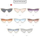 Trendy Metal Frame Women’s Sunglasses – UV Protection Fashion Shades for Everyday Style