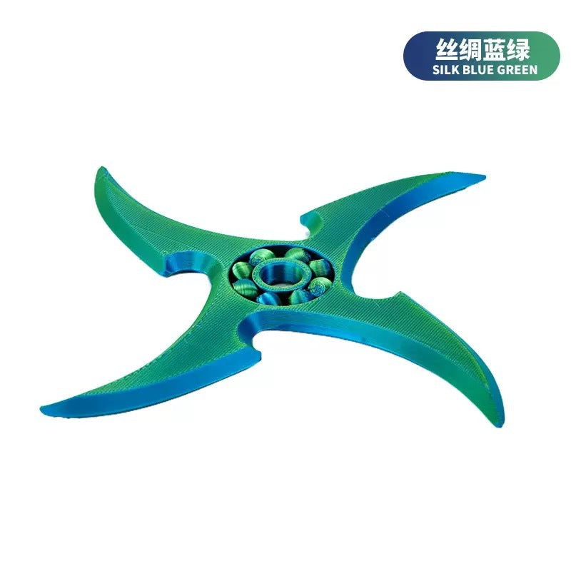 Cross-border 3D printed stress-relief toy, Naruto finger spinner, finger-spinning dart 3D printed toy