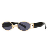 Cross-border European and American Street Shooting Retro Rock Punk Square Metal Modern Vintage Glamour Sunglasses 5274