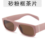 New European and American Cross-border Hip-hop Sunglasses Retro Small Frame Internet Celebrity Glasses Ins Candy Color Personalized Wear Sunglasses