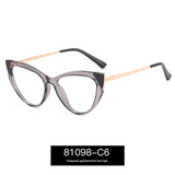 Cat-Eye Blue Light Blocking Glasses for Women – Large Full Frame TR90 Optical Eyewear