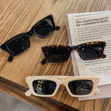 Jennie Same Style Glasses Sunglasses Sunglasses Concave Style Korean Style Internet Popular European and American Style Retro Women's Fashionable Glasses