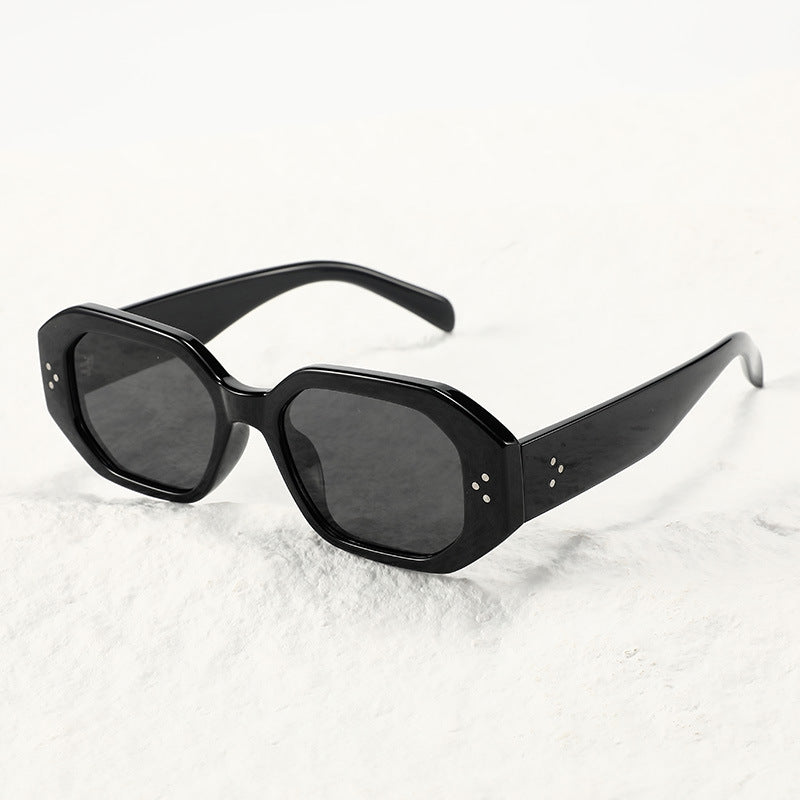 2025 New Polarized Sunglasses for Women, Internet Celebrity, High-End, Face-Showing, Small Anti-Uv Sunglasses Manufacturer Wholesale