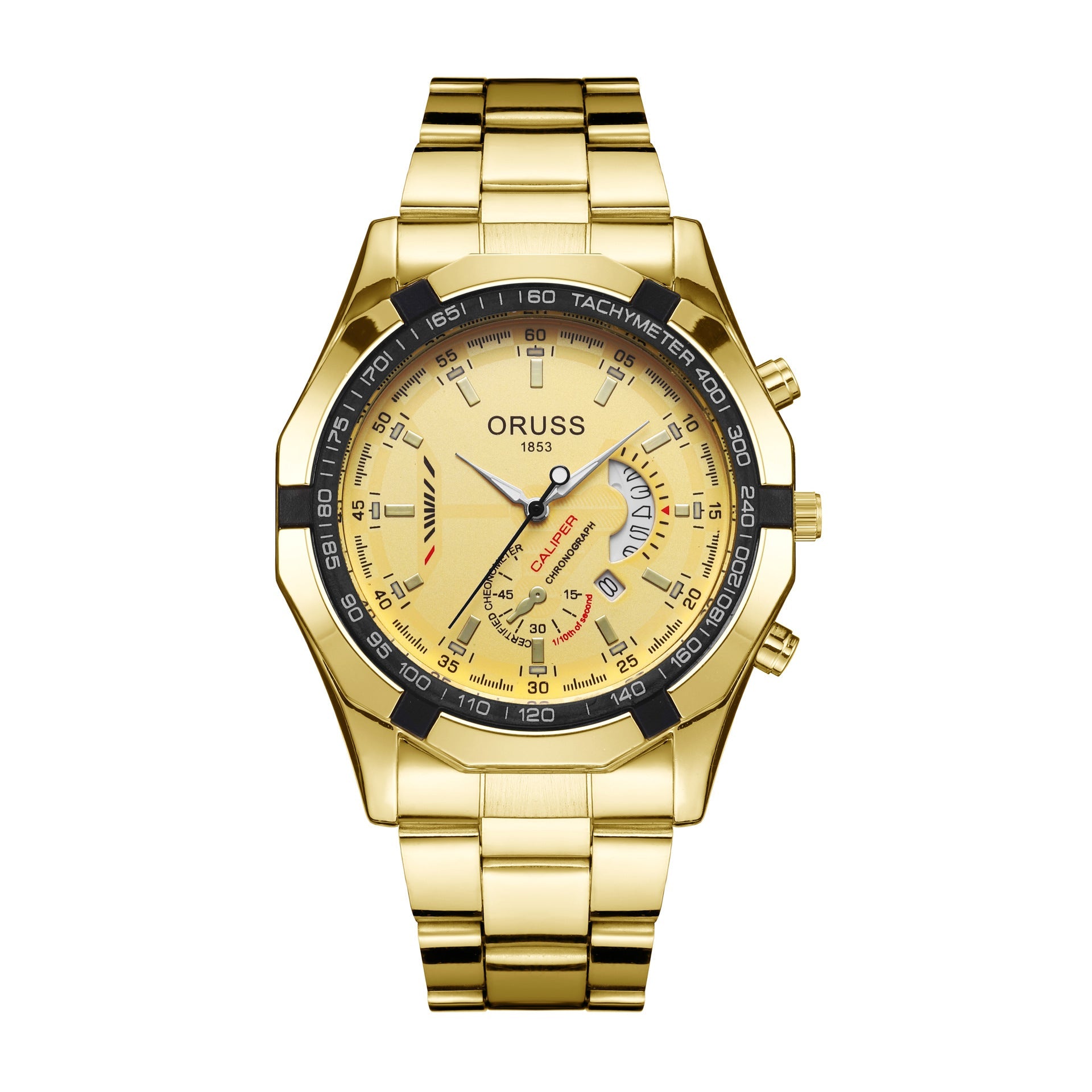 genuine goods Automatic Watch 2022 New Luminous Waterproof Calendar Business Men's Watch Large Dial Hollow Watch