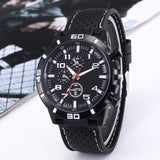 Fashion trendy men's watch personalized creative racing quartz watch student silicone casual watch boyfriend gift wholesale