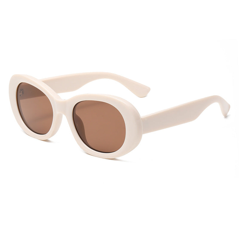 T549 Amazon classic retro oval frame sunglasses Europe and the United States cross-border comfortable fashion Joker casual sunglasses