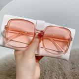 Rice Nail Square Sunglasses Women's Sunglasses Gradient 2022 New Style Glasses Women's Trend UV Protection