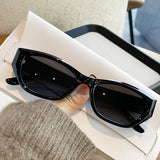 2026 European and American New Cross-Border Sunglasses Tr90 Cat-Eye Small Frame Polarized Glasses Unisex with Rhinestone Decoration Sunglasses