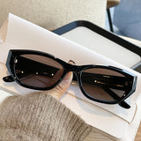 2026 European and American New Cross-Border Sunglasses Tr90 Cat-Eye Small Frame Polarized Glasses Unisex with Rhinestone Decoration Sunglasses