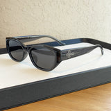 2026 European and American New Cross-Border Sunglasses Tr90 Cat-Eye Small Frame Polarized Glasses Unisex with Rhinestone Decoration Sunglasses