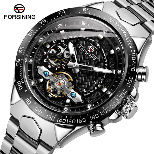New Forsining Men's Fashionable Casual Tourbillon Automatic Mechanical Watch Men's Watch Foreign Trade Cross-Border