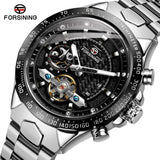 New Forsining Men's Fashionable Casual Tourbillon Automatic Mechanical Watch Men's Watch Foreign Trade Cross-Border