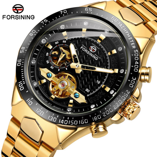 New Forsining Men's Fashionable Casual Tourbillon Automatic Mechanical Watch Men's Watch Foreign Trade Cross-Border