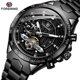 New Forsining Men's Fashionable Casual Tourbillon Automatic Mechanical Watch Men's Watch Foreign Trade Cross-Border