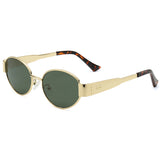 2026 New Style Oval Polarized Sunglasses for Women, High-End Retro Fashion Street Style Anti-Uv Sunglasses