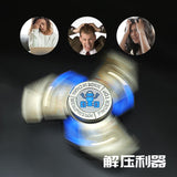 Cross-border mechanical fingertip gyro decompression rotating vent small toy finger gyro boys birthday gift batch