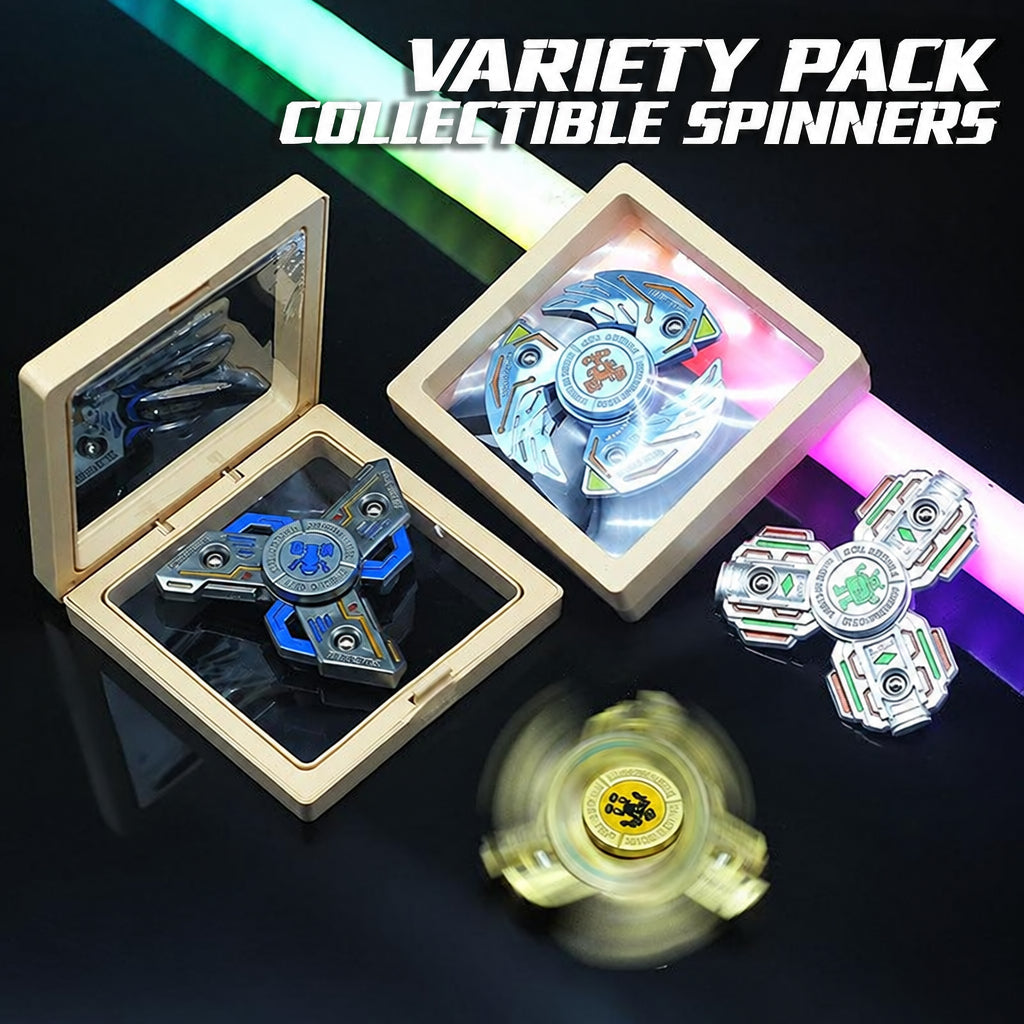 Cross-border mechanical fingertip gyro decompression rotating vent small toy finger gyro boys birthday gift batch