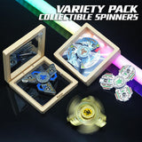 Cross-border mechanical fingertip gyro decompression rotating vent small toy finger gyro boys birthday gift batch