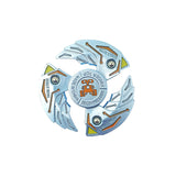 Cross-border mechanical fingertip gyro decompression rotating vent small toy finger gyro boys birthday gift batch