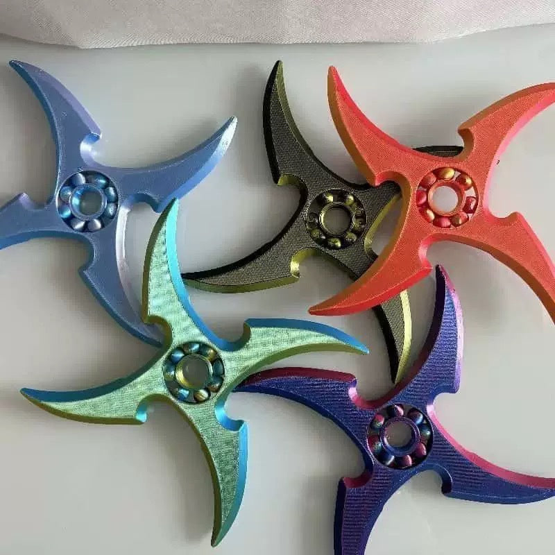 Cross-border 3D printed stress-relief toy, Naruto finger spinner, finger-spinning dart 3D printed toy