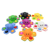 Cross-border Fidget Spinner Bubble Toy, Rodent Exterminator Octopus, Novel and Creative Stress Relief Gadget, Rotating Toy Wholesale