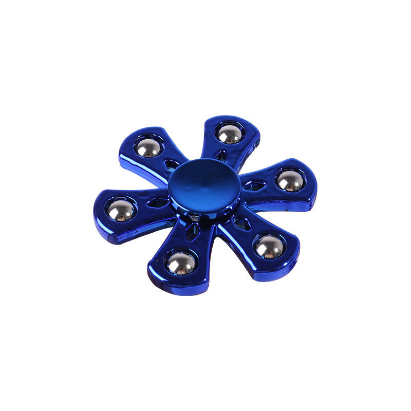 Pvc Box-Packed Fidget Spinner, Finger Spinning Stress Relief Toy with Electroplated Steel Beads for Adults, Suitable for Street Stalls and Night Markets