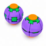 Cross-Border 3D Printed Press-And-Spin Gyro, Press-And-Spin Stress Relief Ball, Fidget Spinner, Stress-Relief Ball