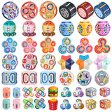 Cross-border Children's Toys Double-sided Ball Magic Bean Rubik's Cube Can Rotating Fingertip Gyro Puzzle Decompression Intelligence Disk