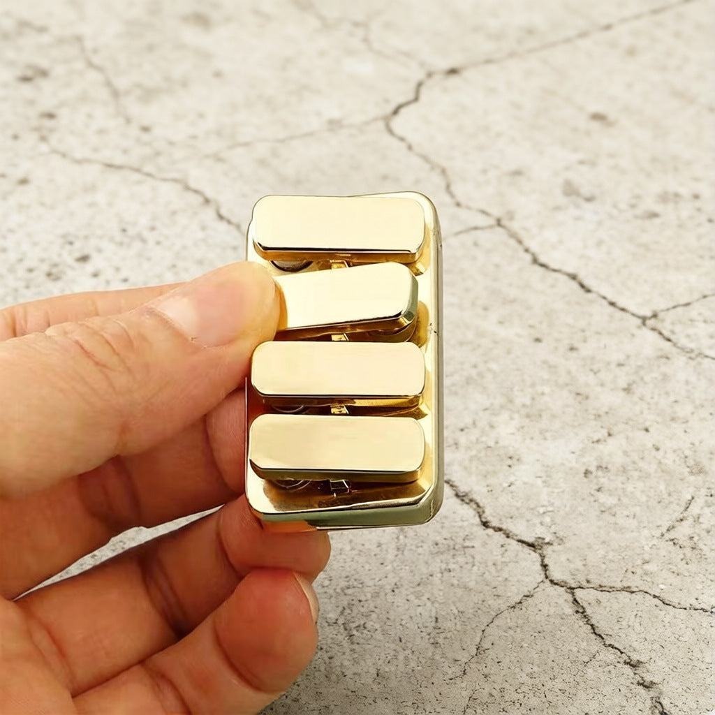 Cross-Border New Model Four or Five Button Piano Seesaw Edc Metal Toy Magnetic Metal Clicker Coin Hand Toy