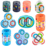 A generation of magic beans Rubik's cube boy gyro finger rotating ball decompression artifact children's educational toys