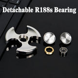 Fingertip gyro stainless steel kung fu cyclone finger gyro Seiko rotating power Net red long time decompression toy