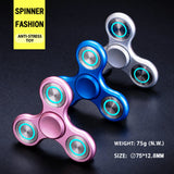 New fingertip gyro leaker metal aluminum alloy finger gyro stainless steel counterweight rotating adult decompression