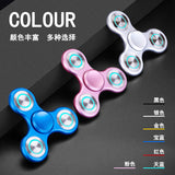 New fingertip gyro leaker metal aluminum alloy finger gyro stainless steel counterweight rotating adult decompression