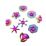New Alloy Fingertip Spinner Stress-Relief Toy Hand Spinner Finger Spinner Street Stall Toy